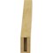Ekena Millwork 3-inch W x 14-inch D x 18-inch H Valencia Rough Cedar Woodgrain TimberThane Knee Brace, Primed BRCUR03X14X18VALRCPR - alternate 5